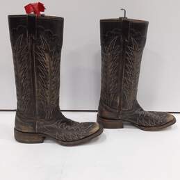 Stetson Men's Leather Boots Brown Size 8
