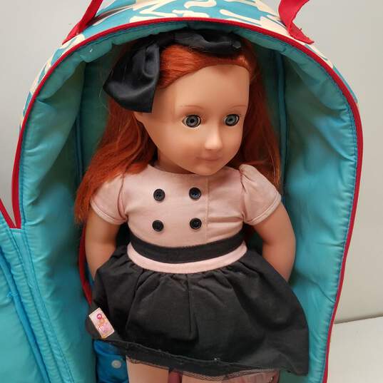 Battat Red Hair Doll w/ Case and Accessories image number 4