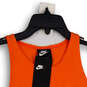 NWT Womens Orange Scoop Neck Tight Fit Pullover Tank Top Size Medium image number 3