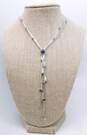 Carolyn Pollack 925 Liquid Silver Lapis Necklace 11.3g image number 1