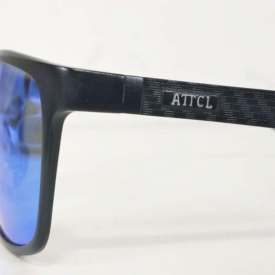 Attcl Black Metal Mirrored Browline Sunglasses image number 7