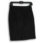 NWT Womens Black Flat Front Side Zip Straight & Pencil Skirt Size Small image number 2