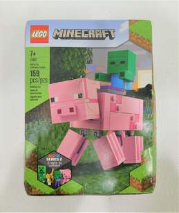 Sealed Lego 21157 BigFig Pig With Baby Zombie Building Toy Set
