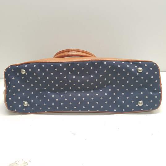 Jessica Simpson Polka Dot Luggage Tote Bag Blue image number 4
