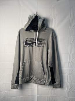 Nike Men Gray Hoodie Size KL