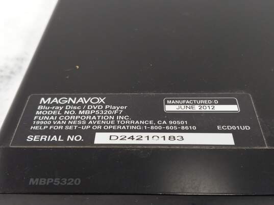 Magnavox DVD/Blu-Ray Player image number 2