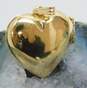 14K Yellow & White Gold Puffy Heart Locket Pendant 3.4g image number 2