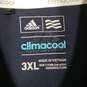 Mens Climacool Short Sleeve Collared Activewear Polo Shirt Size 3XL image number 4