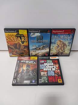Bundle of Assorted Sony Playstation 2 Video Games In Cases
