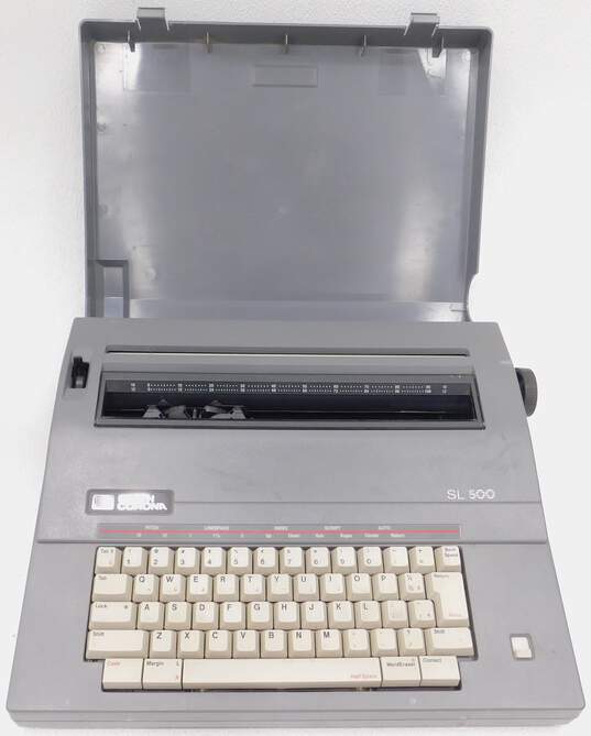 Smith Corona SL 500 Portable Electric Typewriter With Case image number 1