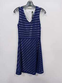 Marc New York Women's Blue & Black Dress Size 4 NWT