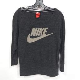 Women’s Nike ¾ Sleeve Logo Shirt Sz S