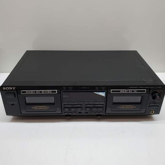 Vintage Sony Stereo Cassette Deck TC-WE625 For Parts/Repair image number 1
