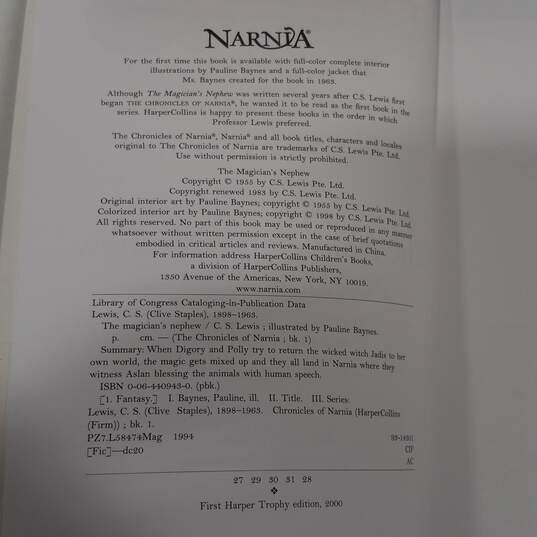 The Chronicles Of Narnia 7 Book Set image number 8
