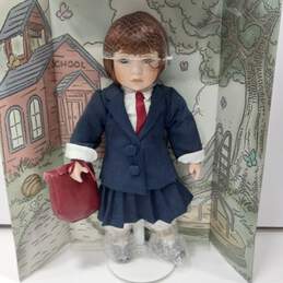 Doll of the Month Collection 'August' Porcelain Doll IOB alternative image