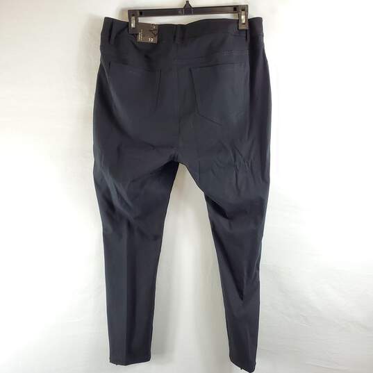 Torrid Women Black Zip Pants Sz 12 NWT image number 2