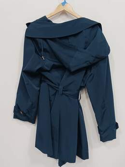 London Fog Women's Blue Trench Coat Size XXL alternative image