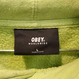 Obey Worldwide Green Sweatshirt Sz-L alternative image