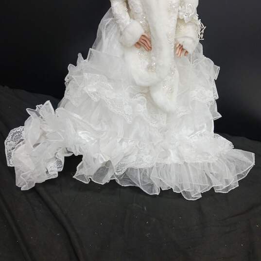 Porcelain Bridal Doll w/ Hat image number 2