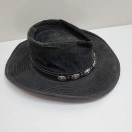 Henschel Black Suede Western Hat