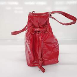 Dooney & Bourke Chiara Red Patent Leather Drawstring Handbag alternative image