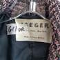 Vintage Jaeger pink metallic tweed overcoat UK size 6 image number 2