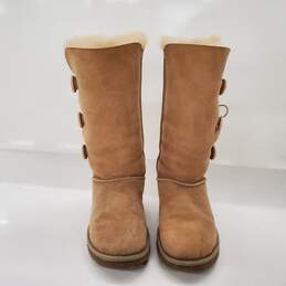UGG Bailey Button Triplet Tan Women's Tall Boots Size 9 alternative image