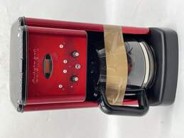 Programmable Red Black Boat Brew Central 12-Cup Coffee Maker Not Tested