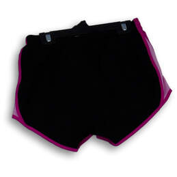 Womens Pink Black Elastic Waist Pull-On Running Athletic Shorts Size XS alternative image
