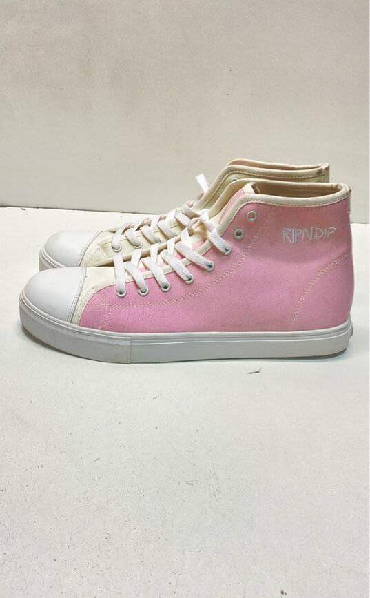 Rip N Dip Lord Nermal High Sneakers White Pink 11 image number 3