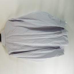 Michael Kors Mens Blue Plaid Dress Shirt XL alternative image