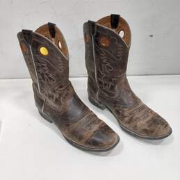 Women's Ariat 4LR Leather Western Boots Sz 5