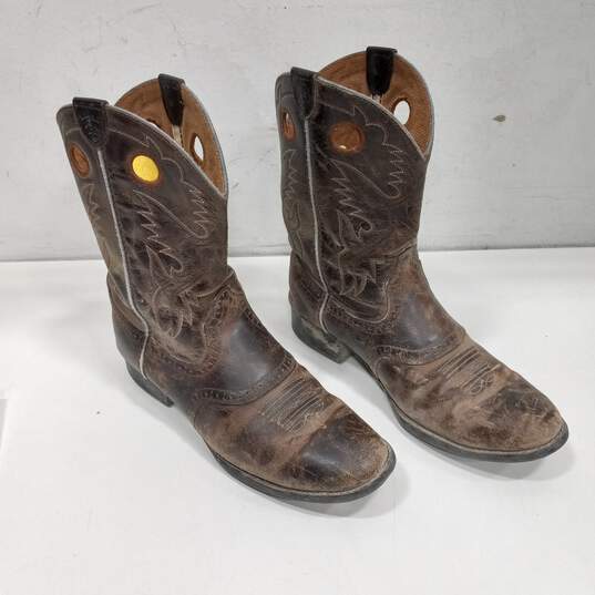 Women's Ariat 4LR Leather Western Boots Sz 5 image number 1