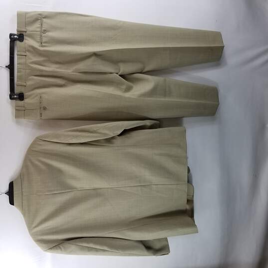 Zagato Men Brown 2PC Suit 44R/38R image number 2