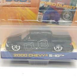 Jada Toys 2002 Dub City 2000 CHEVY S-10 Truck BLACK W DUB magazine Decal Durst NIP alternative image