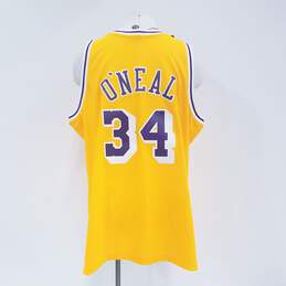 Mitchell & Ness Hardwood Classics Shaquille O'Neal L.A. Lakers Gold Jersey Sz. 2XL (NWT) alternative image