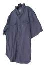 Carhartt Mens Blue Short Sleeve Collared Casual Button Down Shirt Size 2XL image number 2