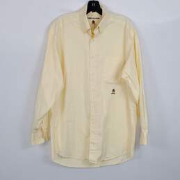 Tommy Bahama Men Yellow Button Up L