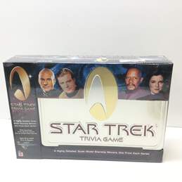 Mattel Star Trek Trivia Game in Large Collectible Tin Sealed