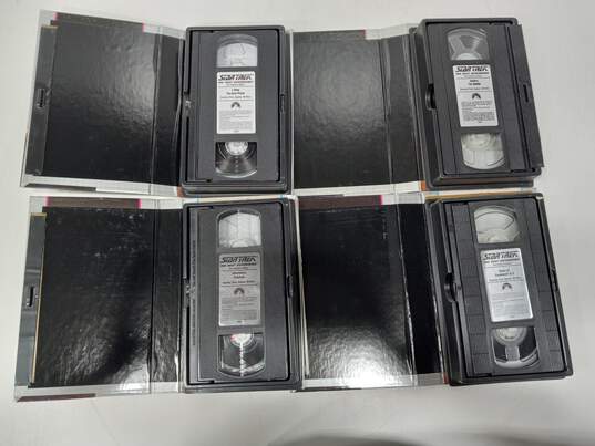 Bundle of 13 Assorted Star Trek The Next Generation VHS Tapes image number 5