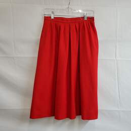 Pendleton Women's Red Skirt Sz 10 alternative image