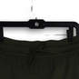 Women’s Green Elastic Waist Pockets Drawstring Bermuda Shorts Size Medium image number 3