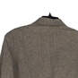 NWT Womens Gray Notch Lapel Flap Pocket Two Button Blazer Size 42S image number 4