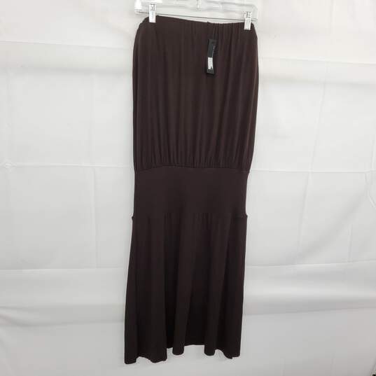 The Limited Brown Strapless Stretch Dress Size L NWT image number 1
