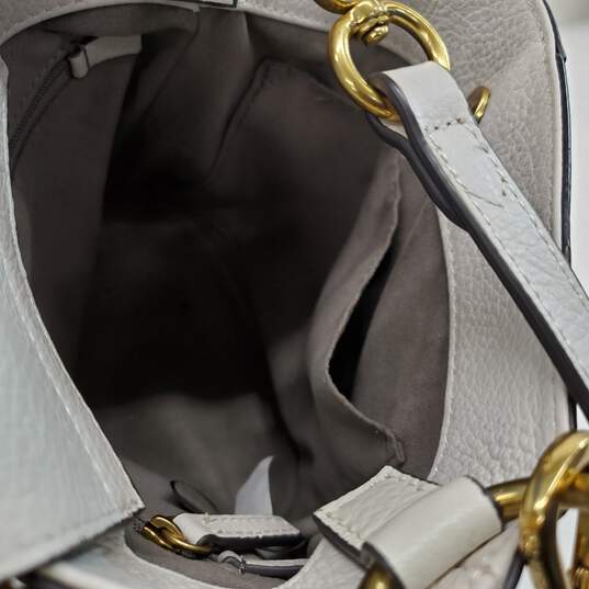 Vince Camuto White Leather Crossbody Bag image number 2