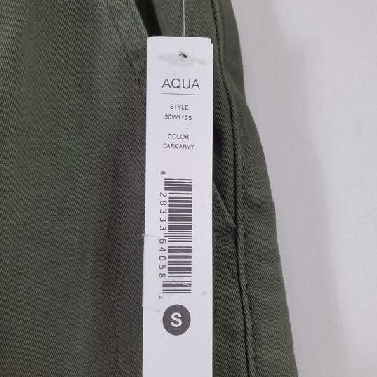 Aqua Women's Green Dark Army Pants SZ S/P NWT image number 8