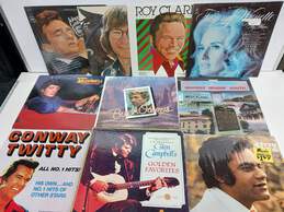 Bundle of 10 Vinyl Country Albums
