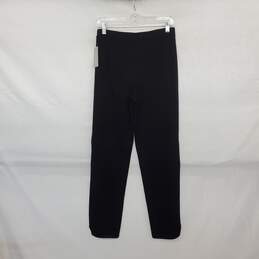 Exclusively Misook Black Knit Slim Straight Leg Pant WM Size S NWT