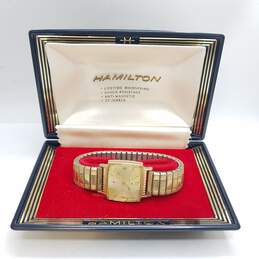 Vintage Men's Hamilton Vintage 10K RGP Shock Resist Anti-Magnetic ST Steel Watch
