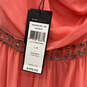 NWT Womens Pink Daniele Embellished One Shoulder Side Zip Ball Gown Size 4 image number 4
